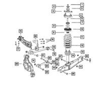 Ricambio OEM Genuine Mopar Toe Link Assembly 68079540AF Per Dodge Chrysler