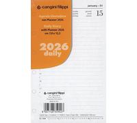 Ricambio Organizer Agenda Giornaliera 2026 cm. 7,8×12,3