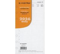 Ricambio Organizer Agenda Giornaliera 2026 cm. 9,5×17