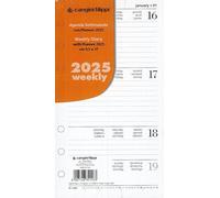 Ricambio Organizer Agenda Settimanale 2025 cm. 9,5x17