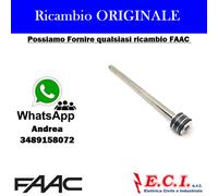 RICAMBIO ORIGINALE 4350115 FAAC PISTONE RIBADITO MOTORE 400 LUNGO