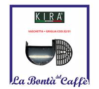 RICAMBIO ORIGINALE VASCHETTA+ GRIGLIA MGKR-32-31 PER MACCHINA DA CAFFE' KIRA