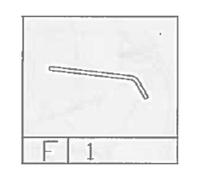 Ricambio Particolare F per Dondolo Sofa 3 Posti Sgancio Rapido