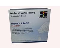 Lovibond Ricambio pastiglia reagente misurazione Cloro Totale DPD 3 Ricarica 250 Ud Rapid/Manuale. 51 12 91bt