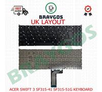 Ricambio Per Acer Veloce 3 SF315-41 SF315-52 Tastiera Laptop UK Ricambio