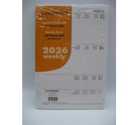 RICAMBIO PER AGENDA ORGANIZER SETTIMANALE CON PLANNER 2026 By Cangini Filippi (14.5 x 21 cm)