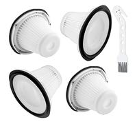Ricambio per Black & Decker Filtro per vuoto a mano compatibile con VF200SP BDH2000SL/BDH1800S Vacs, Sostituire la parte # 90543043-01, 4 * Black Decker filtri per vuoto, 1 spazzola per la pulizia