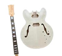 ricambio per corpo chitarra Chitarra Elettrica Fai Da Te Incompiuta Chitarra Elettrica Manico + Corpo Della Chitarra Parte Di Ricambio(1 set neck-body)
