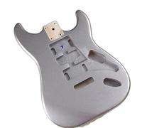 ricambio per corpo chitarra Corpo Della Chitarra Elettrica Argentato Assemblaggio Della Chitarra Lucida Modifica Degli Accessori Per Strumenti Fai Da Te