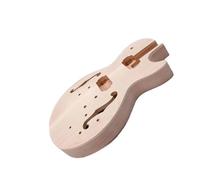 ricambio per corpo chitarra Corpo Di Chitarra Elettrica Semi-cavo Fai Da Te Corpo Di Ricambio In Acero Tasca Con Colla Sul Retro Non Forato Non Rifinito
