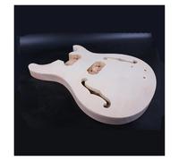 ricambio per corpo chitarra Corpo Di Chitarra Semi-cavo In Acero Fiammato, Pickup Humbucker, Set Fai Da Te, Accessorio Per Chitarra, Forato, Non Rifinito, Fatto A Mano
