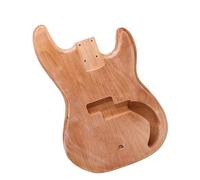 ricambio per corpo chitarra Corpo Per Basso Elettrico In Legno Di Okoume Barile Per Basso Elettrico Colore Naturale Fai Da Te Per Basso Elettrico