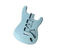 ricambio per corpo chitarra Corpo Per Chitarra Elettrica Non Rifinito Semi-finito Per Chitarra ST Corpo In Paulownia Opaco E Lucido 6 Corde(SKY BLUE)