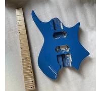 ricambio per corpo chitarra Mini Chitarra Elettrica Senza Paletta Da 34 Pollici Corpo E Manico In Tiglio Non Rifiniti 6 Corde Parte Di Chitarra Opaca In Acero