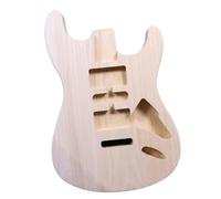 ricambio per corpo chitarra Sostituzione Del Corpo Della Chitarra Elettrica Legno Di Paulownia Fai Da Te Pickup P90 Perforato Non Finito Uso Del Liutaio Parti Di Chitarra