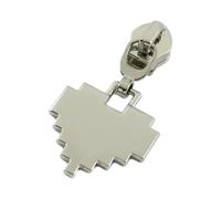 Ricambio per cursore per Cerniere in Metallo, 5#, per Cerniere in Nylon, Nastro per Cucire Borse, Testa di Chiusura a Tirante per Cerniere