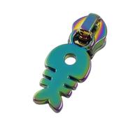 Ricambio per cursore per Cerniere in Metallo, 5#, per Cerniere in Nylon, Nastro per Cucire Borse, Testa di Chiusura a Tirante per Cerniere