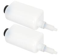 Ricambio per Dispenser Sapone Liquido da Parete, 2 Set Bianco | Compatibile Shampoo e Molti Dosatori, Plastico Resistente, per Bagni Pubblici e Gestione Strutture