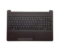 Ricambio per HP 15S DU/DY/DW Laptop Upper Case Palmrest Tastiera Touchpad Assembly Parte L94460-001 Nero