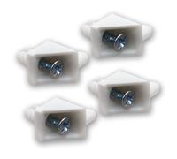Ricambio per Ikea #101558 PAX BILLY KOMPLEMENT Armadio Mensola Staffa Mensola (bianco) (4 pezzi)