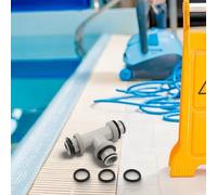 Ricambio per Intex Split Tubo Valvola Tuffatore Parte Piscina, 1,5in Tee T-Joint