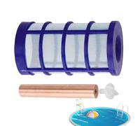 Ricambio per ionizzatore in rame per piscina, 10 x 6,7 x 6,7 cm, anodo di rame solare, set completo di anodi in rame, ricambio per la pulizia di spa da parte degli appassionati di nuoto