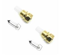 Ricambio per la riparazione Kit Di Riparazione Carburatore Per Honda VTR250 1999-2007 Parti Guarnizione Camera Valvola Galleggiante Sede Spillo Molla O-ring, 2 Set(2 float valve sets)