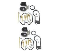 Ricambio per la riparazione Kit Di Riparazione E Revisione Carburatore Per Moto, Guarnizione Tenuta Valvola A Spillo Galleggiante Per Honda XR250R 1996 1997 1998 1999-2004(2 sets)