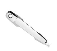 Ricambio per Mitsubishi Triton ML MN 2006 ~ 2015 Maniglia per porta anteriore sinistra e destra con copertura esterna maniglia per porta esterna (argento) (anteriore SX/RH/argento)