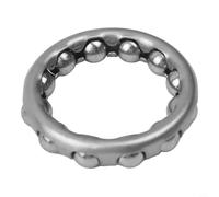 Ricambio per movimento centrale per cyclette in acciaio inox, fermo per cuscinetti a sfera dell'albero centrale per riparazione del telaio della ruota dell'asse, 33,5 mm ID x 45 mm OD x 8,9 mm