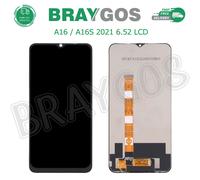 Ricambio Per Oppo A16 / A16S 2021 6.52 " Touch Screen LCD Display Nero