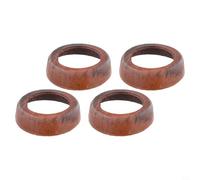 Ricambio per pompa oscillante in pelle per pompa con manico modello 75, manicotto a pistone per pompe dell'acqua manuali, confezione da 4 guarnizioni in pelle bovina marrone