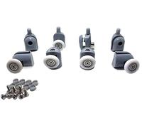 Ricambio per rulli per porte doccia, Shower Door Rollers And Pulleys Pack Of 8 Diameter 20-27mm(8pcs,20mm)
