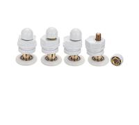Ricambio per rulli per porte doccia, Shower Door Rollers Pack Of 4 White Multiple Sizes(25mm)