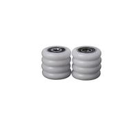 Ricambio per rulli per porte doccia, Shower Door Rollers Pack Of 8 White 19-27mm(27mm)