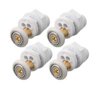 Ricambio per rulli per porte doccia, Sliding Shower Door Rollers Pack Of 4 19-29mm Wheel Diameter Replacement Parts For Bathroom Glass Doors(19mm)
