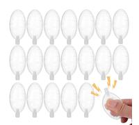Ricambio per scricchiolatore - PVC 6,3 x 3 cm | 20 pezzi di giocattolo squeaker Đe bambola a forma di donne oliva, ovale, per progetti fai da te di amanti e cani, adulti, cucito | ricambio