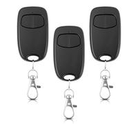 Ricambio per SCS Sentinel AAM0128 - Telecomando allarme 433,92 MHz 2 canali a codice segreto rotante Simply Control, portata 80 m, SOS & modalità parziale, compatibile KitAlarm, nero (3 pezzi)