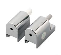 Ricambio per sedile WC tradizionale e contemporaneo, cerniere a chiusura rallentata, cerniere per sedile WC, cerniere per sedile WC, kit di fissaggio per il bagno di casa