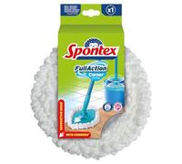 Ricambio per Sistema lavapavimenti Full Action Corner Spontex | Raggiunge gli angoli più difficili | Sistema strizzatura e risciacquo facile a 360° | Pulisce pavimenti in laminato, legno e piastrelle