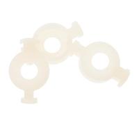 Ricambio per Tromba Pistoni Molla, 3 Pezzi Supporto Bianco | Plastica, per Cornets e Valvole di Ottoni, Uso in Performance e Pratica, Portatile, Azione