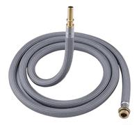 Ricambio per tubo resistente alle perdite, compatibile con la maggior parte dei rubinetti a scomparsa con connettori in ottone e robusta struttura in nylon per un uso affidabile
