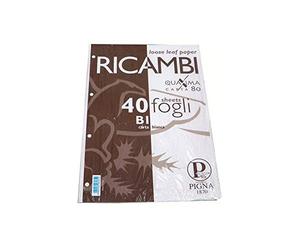 RICAMBIO PIGNA QUAXIMA A4 BIANCO 40FF carta bianca