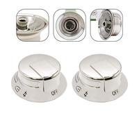 Ricambio pomello stufa 2 pezzi per modelli Elex 318569904 facile installazione