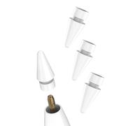 Ricambio Punte per Apple Pencil (4 Pack) Compatibile con iPad 1st Generazione Penna Stylus Pennino Tips Accessori Kit Sostitutivo Tablet Touch Connettore Porta Generation Adattatore