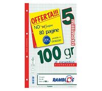 RICAMBIO RINFORZATO 5MM A4 100 GR. RAMBLOC conf. da 10 pz.