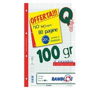 RICAMBIO RINFORZATO Q A4 100 GR. RAMBLOC conf. da 10 pz.