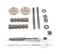 Ricambio rubinetto miscelatore monoblocco per lavandino e morsetto per il fissaggio kit M8 x 120 MM