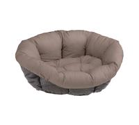 Ferplast Imbottitura di Ricambio per Cuccia Cani e Gatti, Cuscino Imbottito per Cuccia in Plastica (non inclusa) Lavabile, Regolabile 73 x 55 x h 27 cm, S Grigio