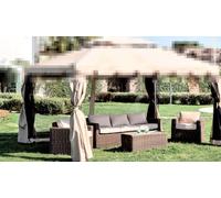 Ricambio Solo Teli 4 Pz Laterali Per Gazebo Adventure 3x4 Set Con Cerniera